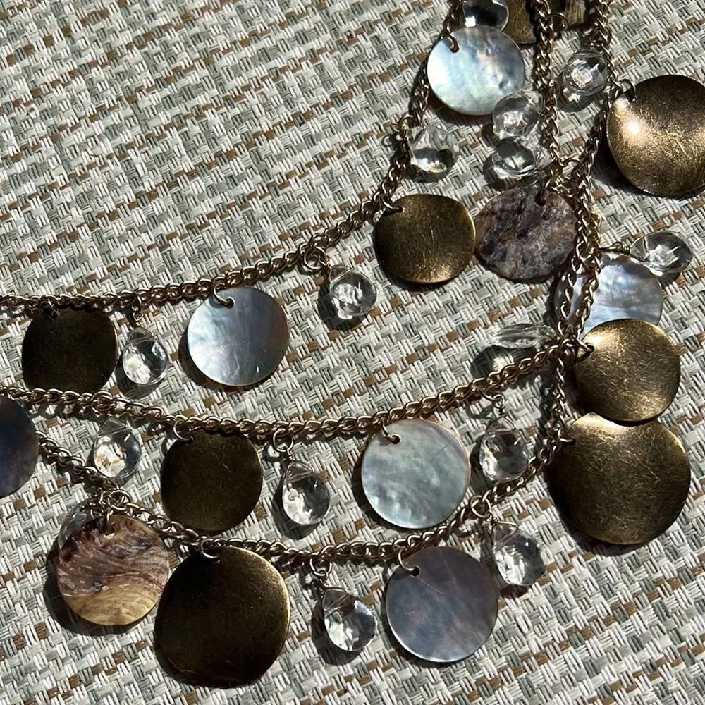 Shiny Adjustable Women’s Layered Fashion Necklace